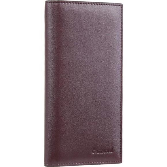 Premium Leather Checkbook Cover Coffee Up - Picture 1 of 6